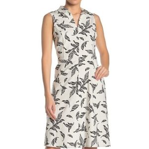 Tahari Linen Blend Dresx